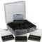 G8DS® Tackle-Box 4+1 Aufbewahrungsbox inklusive Trennwände und Bit Boxen Karpfenangeln Angelausrüstung