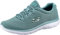 Skechers Womens Summits Artistry Chic Sneaker, Sage Mesh White Trim, 5 UK