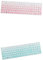 Almencla Cubierta De Piel Protectora De Teclado para Computadora Portátil De Escritorio para Computadora Portátil HP 15.6inch BF -Clear Pink + Green