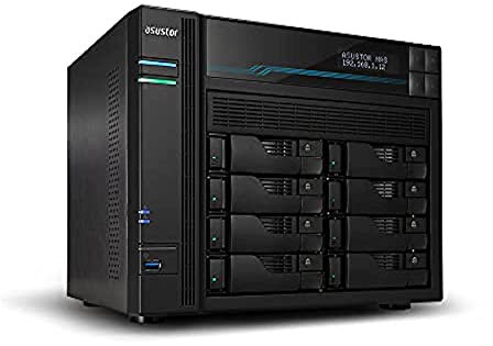 Asustor AS6510T 10 BAHIAS Atom C3538 Quad CORE DENVERTON 2.1GHZ 8GB 2x2.5GBE 2x10GBE RAID 0,1 JBOD SATA6GB USB 3.0