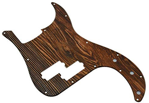 KAISH Schlagbrett für P-Bass, 13 Löcher, 3D-Druck, Kunststoff, P-Bass, Schlagbrett, PB, Pickguard für USA/Mexiko, Precision P Bass, Holzmuster