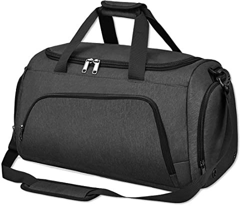 NUBILY Sporttasche Herren Reisetasche Weekender mit Schuhfach Große Damen Wasserdicht Fitnesstasche Gym Sport Trainingstasche Tasche Shopping Urlaub für Männer und Frauen