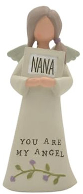 Feather & Grace Angel Figurine - Nana, Guardian Angel Gift