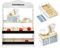 mamabrum Kinderholzshop, Minimarkt mit Waage, Terminal, Zahlungskarte und Früchte, Kindermarkenständer, Spielzeug-Shop für Accessoires, Spielladen für Kinder