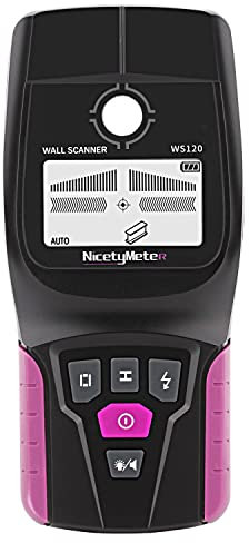 Détecteur de montant, détecteur de montant, scanner mural professionnel pour métaux ferreux, non ferreux, etc. Détecteur de fils sous tension, jusqu'à 100 mm