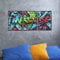tjapalo vr186x personalisierte Bilder mit namen Graffiti Wandbilder Name Cooles Wandbild Kinderzimmer Poster Name Bild Kinderzimmer jungen mit rahmen