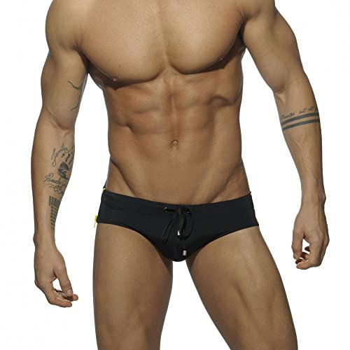 UXH Slip de bain rembourré pour homme - Sexy - Tendance - Pour la plage, le surf, noir, X-Large