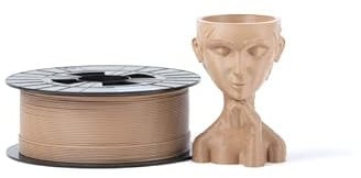 Filament PM PLA+ 1.75 mm, 1 kg Spule, 3D Drucker Filament, Passend für die Meisten FDM 3D Drucker, SKIN edition (Pantone 479C, RAL 3012, Braun)