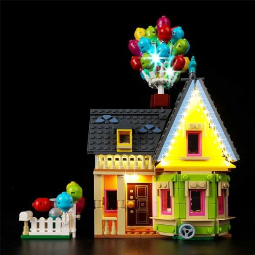 Kyglaring LED-Beleuchtungsset (ohne Modell) - Kompatibel mit Lego-43217 Disney und Pixar 'Up' House Building Blocks Model Set - Nur LEDs kein Brick Set (Classic Version)