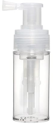 Duehut 110ml Powder Spray Bottle Portable Detachable Travel Spray Bottle Plastic Powder Sprayer Bottles Container PET Cosmetics BottleRefillable Hair Fiber Applicator for Home Barber Shop