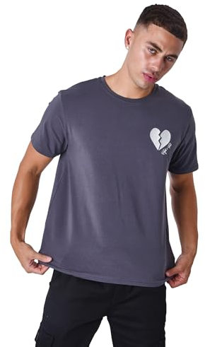 Project X Paris T-Shirt Coeur brisé Anthracite S