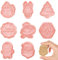 Formine per Biscotti 8PCS Animali Stampi per Biscotti per Bambini 3D Strumento per Cuocere Torta Fondente Fai Da Te (B)