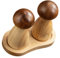 HOLIDYOYO 2-Teiliges Salz- Und Pfefferstreuer-Set Mit Pilzen Niedliches Pilzkanister-Set Aus Holz Rotes Salz- Und Pfefferstreuer-Set Salz Gewürzflasche Gewürze Pfefferbox