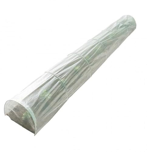 OUTIROR - Serre Tunnel de Forçage 4m - Active la Croissance, Récolte Précoce - Film Polyéthylène Résistant 140g - Arceaux Acier Galvanisé 4mm