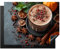 KitchenYeah© Protege Couvre Plaque De Cuisson Deco Cuisine Tapis Protection Protecteur Induction Accessoire 77x59 cm Lait chocolaté - Béton - Citrouille - Épices
