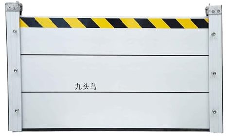 Hochwasserschutz, Hochwasserschutz bei türen, Hochwasserschutz für türen, Aluminium Hochwasserschutz barriere, Geeignet für Unterführungen, Fabrik, Garageneinfah (120 * 80CM)