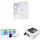 Alimentation PC GAMING ATX ENERMAX MARBLEBRON 850W ARGB BLANC + LIQMAX III 360 ARGB BLANC + BOITIER PC MARBLESHELL MS31 blanc