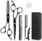 Lictin Hairdressing Scissors - Thinning Scissors Set, 6.0 inch + Presentation Case/Box + Black Comb + Thinning Hair Comb + Black Hair Clip + Screw Adjuster