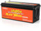SANFOU Batterie LiFePO4 24V 100Ah, Batterie Lithium avec BMS 100A intégré, 2560Wh d'Énergie, Batterie de Voiture, Plus de 5000 cycles pour Camping, Caravane, Remorque et Système Solaire Hors Réseau