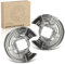Frankberg 2x Ankerblech Bremsscheibe Hinterachse Kompatibel mit 5er F10 518-550 ActiveHybrid M 550 2.0L-4.4L 2009-2016 5er F10 F18 518-550 1.6L-4.4L 2009-2016 Replace# 34216778253