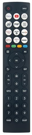 ERF2M36H (T336860) Mando a Distancia de Repuesto Fit for Hisense TV 43A6K 43A7KO 43E7KQ 50A6K 50A6K 50A7KQ 50E7KQ
