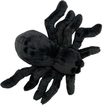 Aumüller Katzenspielzeug Grusel-Tarantel Spooky - Plüschtier mit Baldrianfüllung