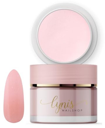 Acrylpulver für Nägel 28g, Cover Extender Rose Rosa, Hochdeckender Acrylpuder für natürliche Nagelbettverlängerung & Ausgleich, Für French Look & Studioarbeit, Deutsche Marke, Lynis-Nailshop.de