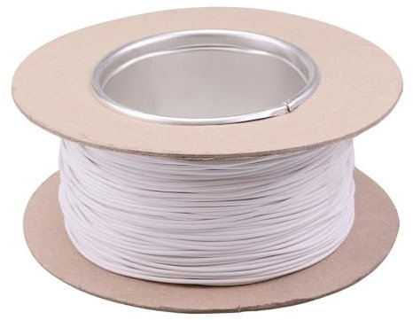 White 0.5mm² Thin Wall Cable 16/0.2mm 100M