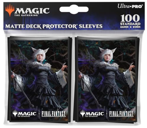 Ultra PRO - Final Fantasy x Universes Beyond Y’shtola, Night’s Blessed (Commander) 100ct Deck Protector Sleeves for Magic: The Gathering | Trading Card Accessories, Collectible Card Game Gear