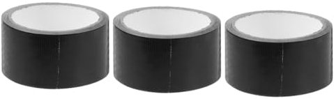 Cabilock 3 Sätze Starkes Band Butylband Band Umwickeln Reparatur Schwerlast Streifen Stoff Klebeband Für Teppich Klebeband Reparieren Gewebeband Klebebänder Mullfaser Schwarz 2 Rollen * 3
