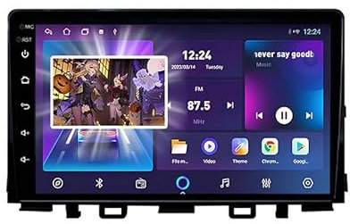 JYZHAO Android 14 Radio Coche 2 DIN 9 Pulgadas HD Pantalla Táctil para Kia Rio YB 2016-2020 Conectar y Usar con Bluetooth GPS Navi WiFi FM Radio Carplay Inalámbrico/Android Auto,4 Core WiFi 1G+32G