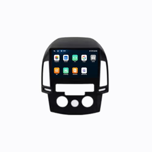 Pantalla Táctil 2 DIN Radio para Hyundai I30 2006-2011 Bluetooth Estéreo Coche Navegador USB para, 8 Core 8G+256G