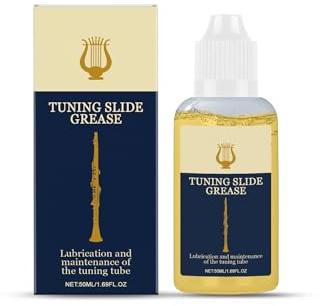 Premium Instrument Protective Grease – 50ml Tuning Slide Lubricant to prevent oxidation and wear on brass, woodwind, and string instruments.