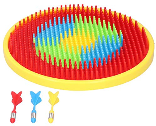 Ejoyous Target Dartscheibe, Leichtes Kunststoff-Brettspiel für, Sicheres Soft-Dart-Spiel, 10,4 X 9,7 Zoll, Ideal für Indoor-Familienspaß