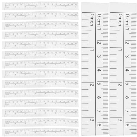 Generisch 50 Stück Doppelseitiges Papiermaßband 150cm Präzise Skala Leicht und Stabil für Wundversorgung Nähen und Haushalt
