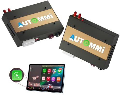 Wireless Apple CarPlay/Android Auto Upgrade, installazione invisibile, connessione automatica, decoder multimediale per Tesla Model 3 / Y (Model 3 / Y 2017-2024)