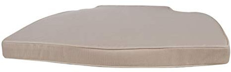 Sit Möbel Sitzkissen für Stühle Stoff beige, Breite: 47 cm, Tiefe: 44 cm, Höhe: 4 cm, 05998-00