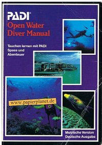 Tauchen lernen mit Padi. Open Water Diver Manuel