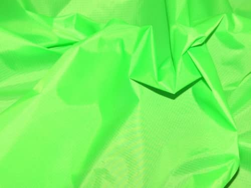 152,4 cm breit Polyester reißfest-Ripstop-Flo Lime Grün – Meterware