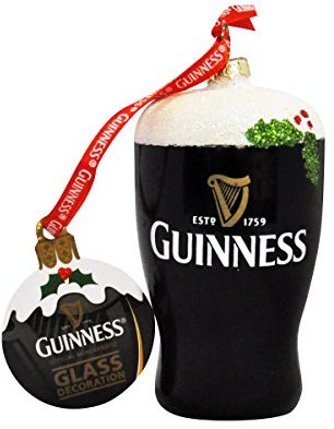 Guinness Pint Christbaumkugel - Glas - Weihnachten