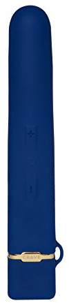 Crave - Duet Flex Vibrator elegantes Sexspielzeug aus Silikon mit 2 Motoren, blau