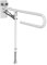 Mobiclinic, Barra auxiliar para baño, Cimbra, Marca española, Abatible de minusválidos, Doble asidero con pie, Apoyo mayores altura regulable, 15x75 cm