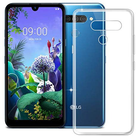 HHUAN Hülle für LG K50S Transparent Case Dünn Weiche Silikon Clear Stoßfest Handyhülle Tasche Schale Bumper TPU Schutzhülle Cover für LG K50S (6.5)