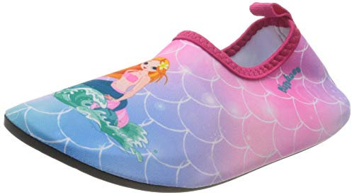Playshoes Jungen Unisex Kinder UV-Schutz Barfuß Meerjungfrau Aqua Schuhe, pink, 28/29 EU