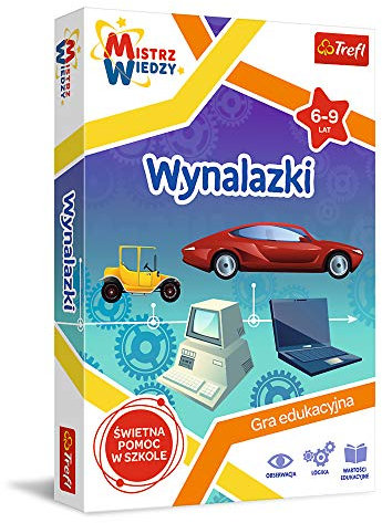 Trefl Wissens Wissens Erfinder Erfindung Bildungsspiel für Kinder 6-9 Jahre