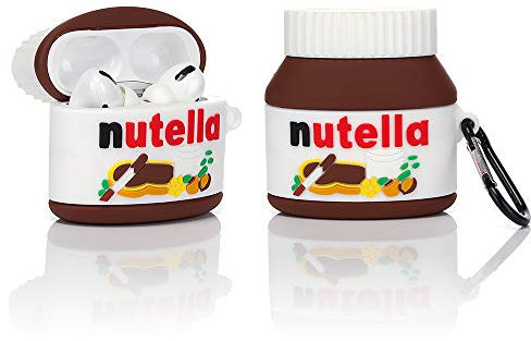 YIGEYI Silikon Hülle Kompatibel mit Airpods Pro Funny Cute 3D Cartoon Case Cover[Getränkedosen Serie] (Schokoladensoße)