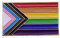 Progress Pride Flag LGBTQ Anstecknadel - LGBT Ally Badge Gleichwertige Gay Lesben Bisexuelle Transgender unterstützt Regenbogen-Brosche
