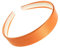 Serre-tête en plastique recouvert de satin orange de 2,5 cm, sans dents, pour femmes et filles Glitz4Girlz