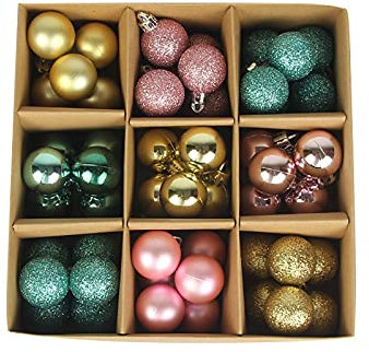 TianWlio Christmas Ball Decoration Christbaumschmuck Bruchsicherer Weihnachtsbaumschmuck Lanyard Multicolor Handy Wandhalterung Saugnapf (red e, One Size)
