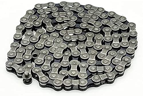 6/7/8 Speed -Fahrradkette, Ersatzradketten, leichte Fahrradkette, 112 Glieder, halb/vollwertig, für Road & Mountain Bike MTB